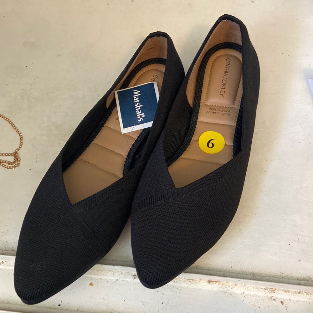 BRAND NEW BLACK SLIP ONS
